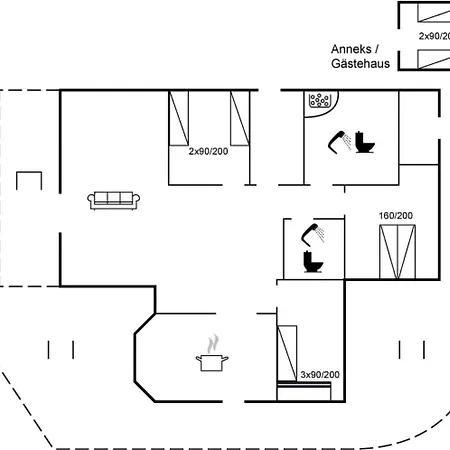 Arnia - 100m From The Sea By Interhome بيت للعطل Otterup